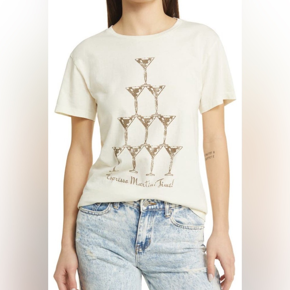 Golden Hour Expresso Martini Tee NWT
